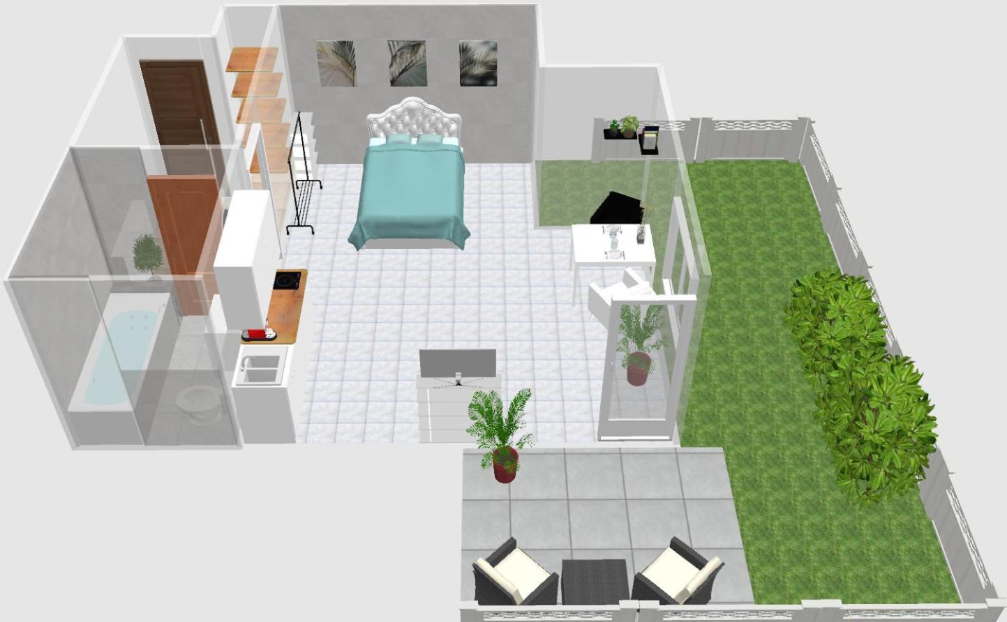 Palmen Apartment Direkt In バート・アイブリング エクステリア 写真